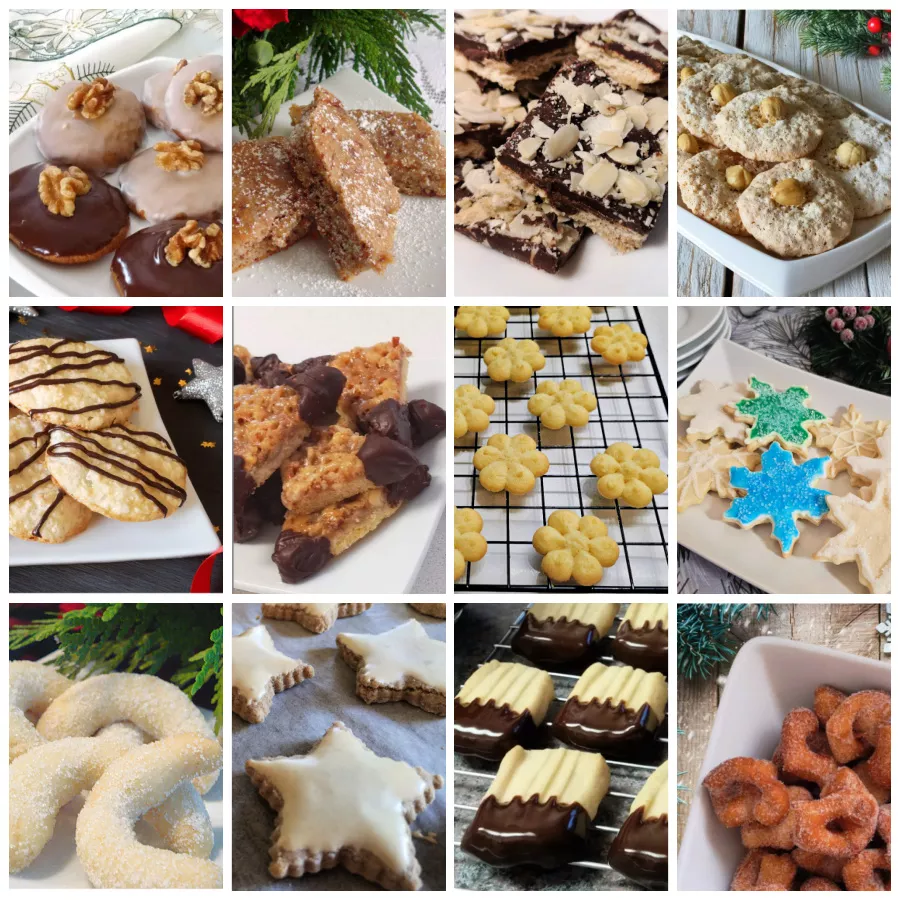Some of the cookies you'll find in this New & Revised Christmas Cookies Ecookbook