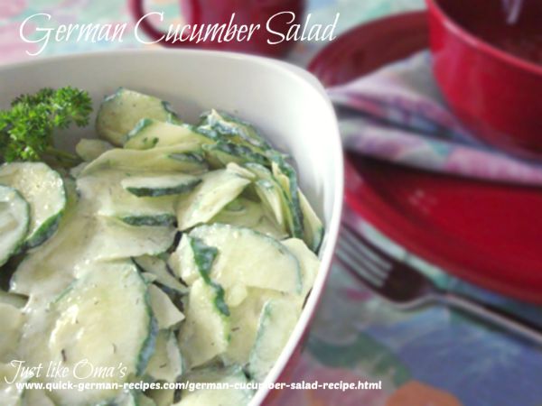 This cucumber salad is so delightfully refreshing, especially in the summer. It's a perfect side dish for almost any meal. This cucumber salad is so delightfully refreshing!