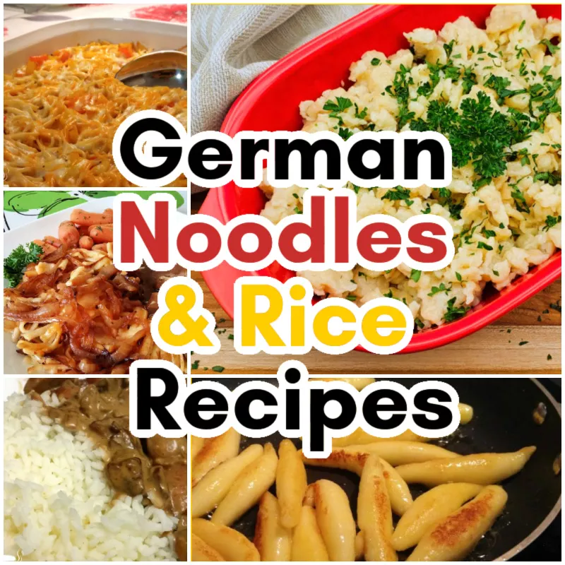 German Noodles And Rice Recipes