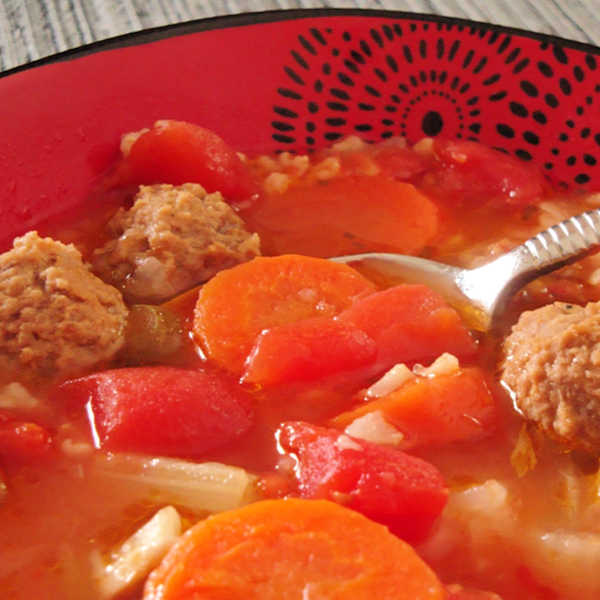 Albondigas Soup ... traditional Mexican Meatball and Rice soup made just like Oma!