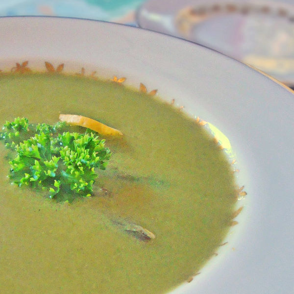 Oma's Asparagus Soup recipe is a great spring-time treat. Easy to make, delicious to eat!