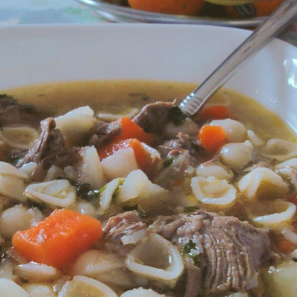 Beef noodle (or pasta) soup is an all-time favorite among kids and adults alike, made just like Oma!