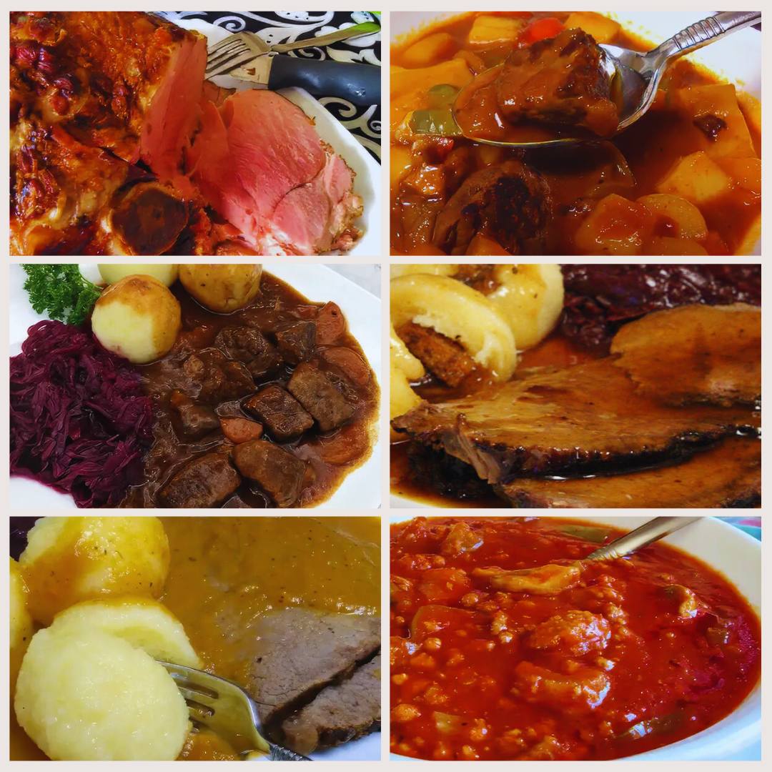 Comfort Food Recipes collage