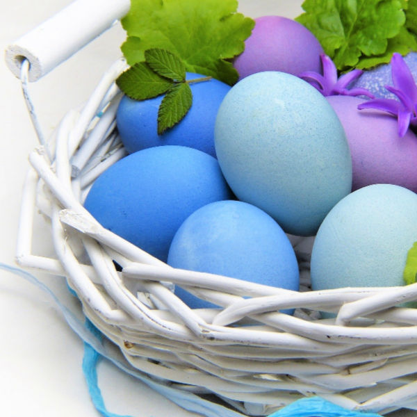 Dyeing Easter eggs naturally using common foods such as coffee, cabbage, onions, and tea will transform your white and/or brown eggs into a rainbow of subdued colors.