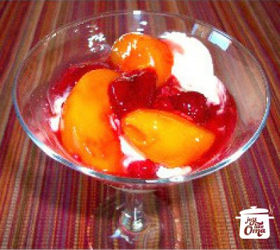 Frozen Fruit Dessert (Heiss und Eis) Just like Oma