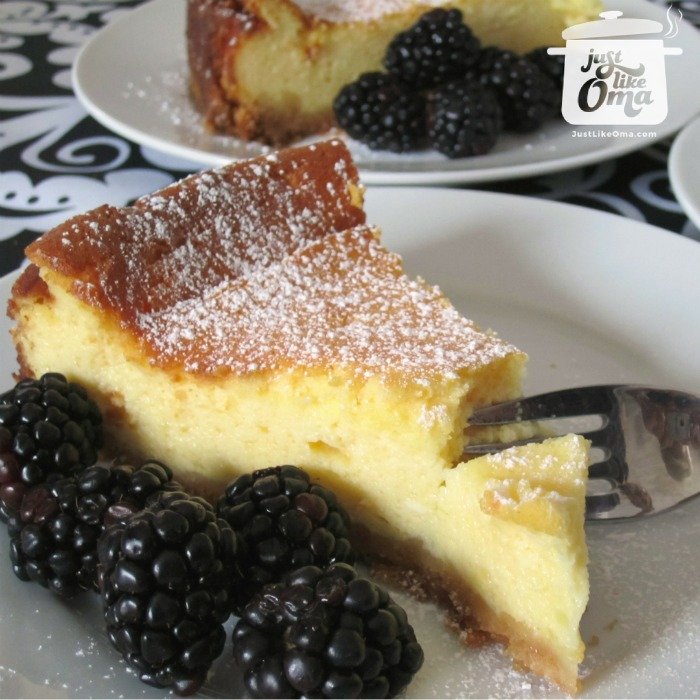 German Cheesecake Recipe &amp; Homemade Quark Recipe – Oma&amp;#39;s Käsekuchen