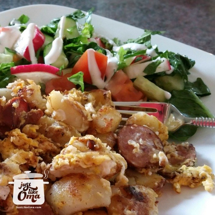 Hoppel Poppel ... a very Berliner way to use up leftovers ...