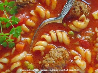 Italian Meatball Soup made Just like Oma