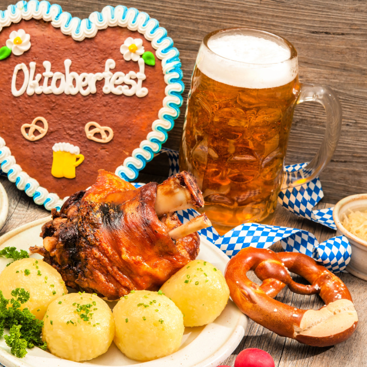 Oktoberfest celebration with food!