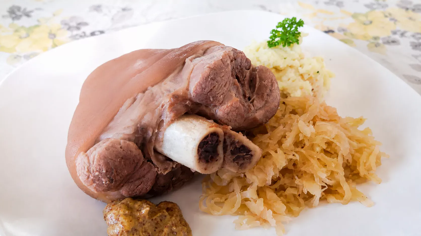 Make this northern German dish, Eisbein, aka pork hocks, with sauerkraut. Make this northern German dish, Eisbein, aka pork hocks, with sauerkraut.