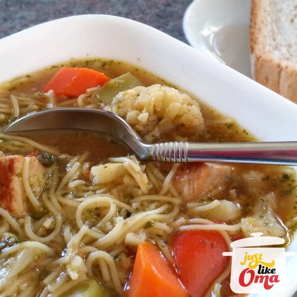 German Pork Noodle Soup!
