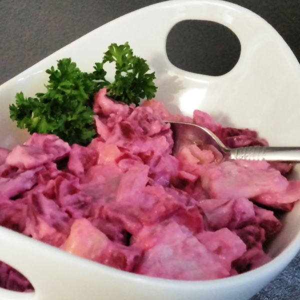 Potato and Herring Salad Recipe made Just like Oma