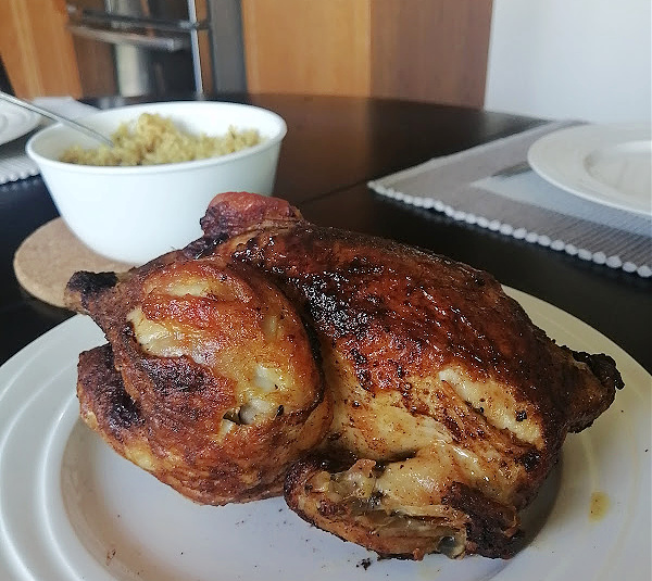 Whole Chicken in the Air Fryer ~ Brathendl in Luftfritteuse