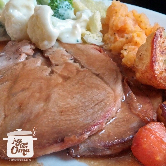 Roasted Lamb, served German style