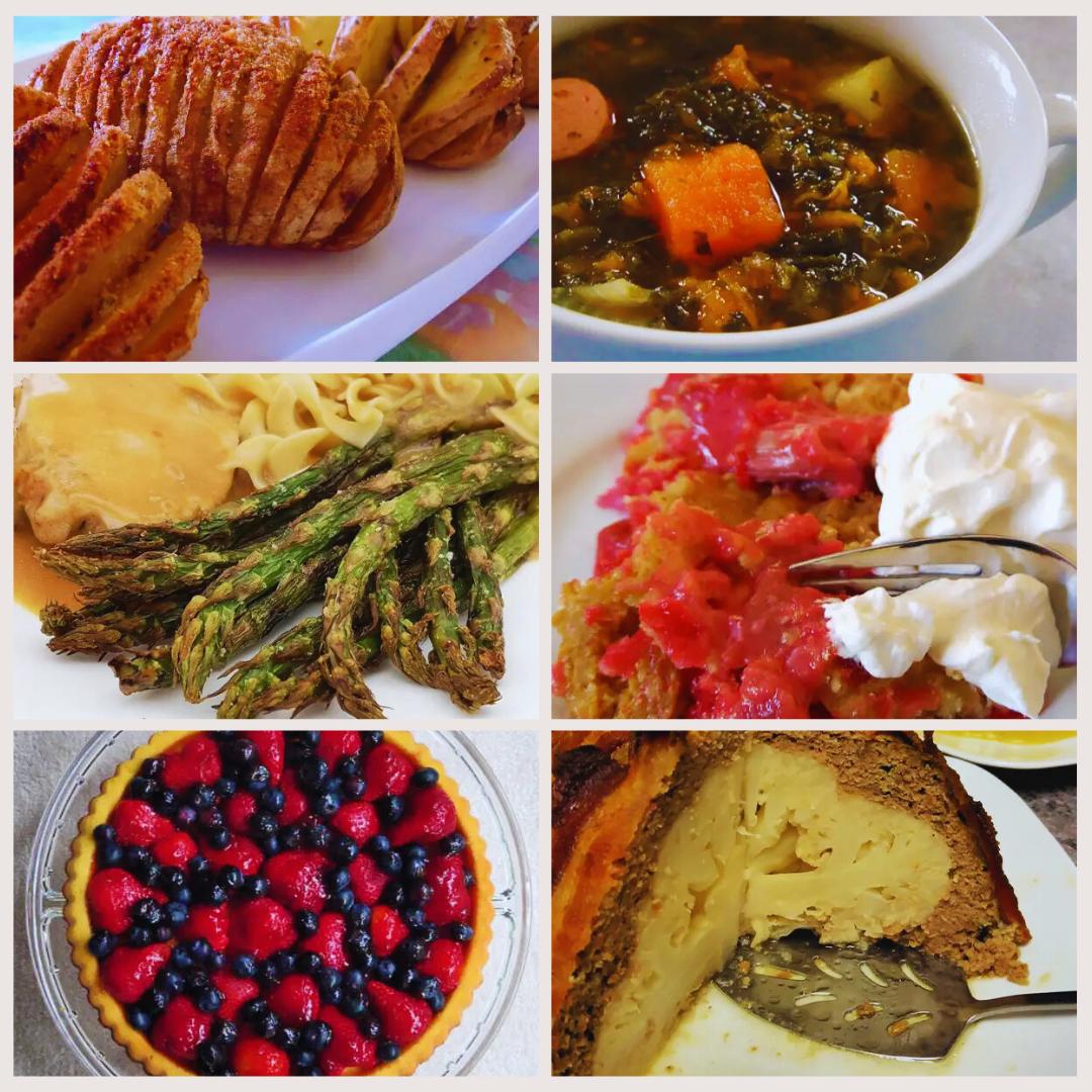 Spring Recipes Collage