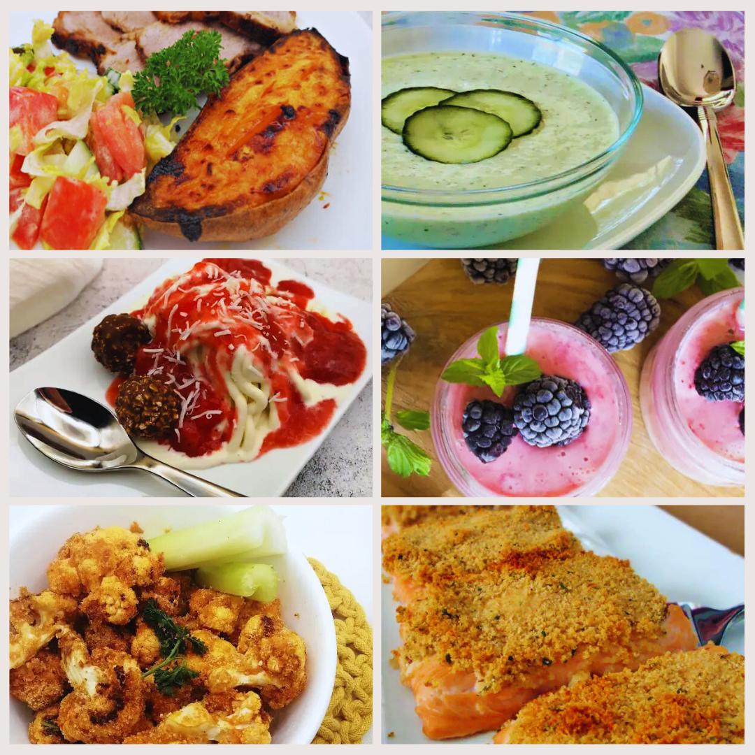 Summer Recipes Collage