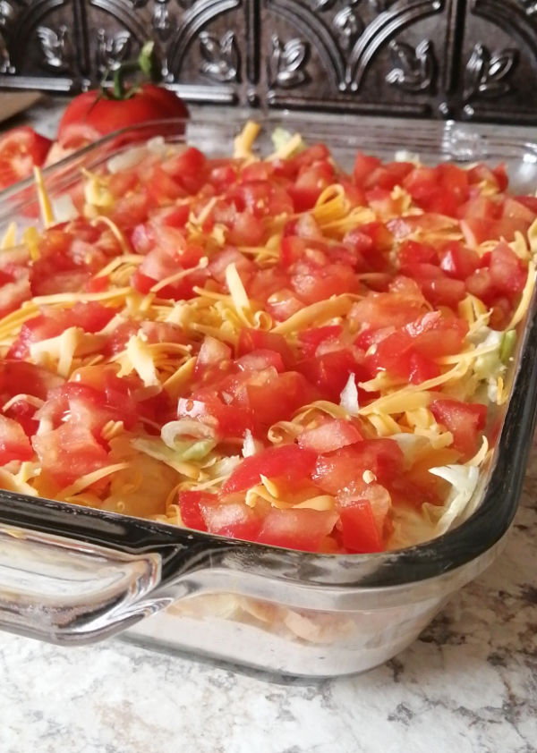 Vicki's Layered Taco Dip Recipe!