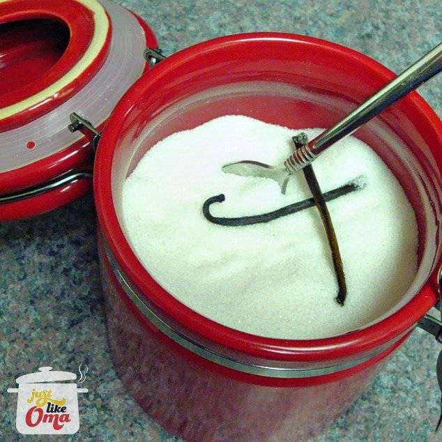 Make your own vanilla sugar ...