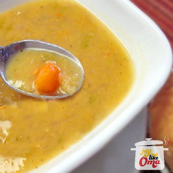 Oma's Red Lentil Soup. Oh, so good! (& it's vegan!)