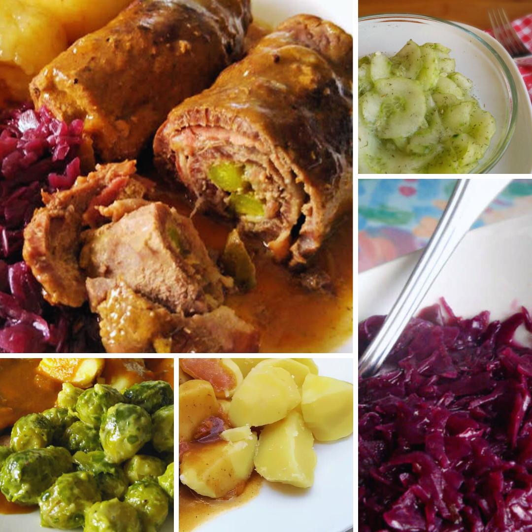 What to serve with rouladen collage