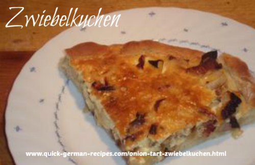 Onion Tart (Zwiebelkuchen) - sent in by Joachim!